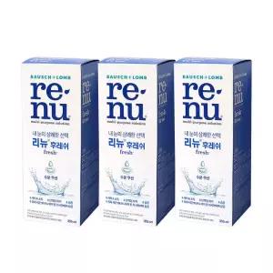 바슈롬 리뉴 후레쉬 355ml x 3개
