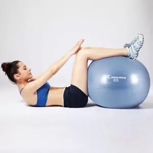 [콩심팥심]짐볼 65cm 라벤더 필라테스 요가 운동공 임산부