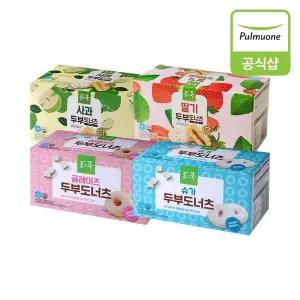 풀무원 풀무원 사과 두부도너츠 미니+딸기 두부도너츠 미니+글레이즈 두부도너츠 +슈가 두부도너츠 각