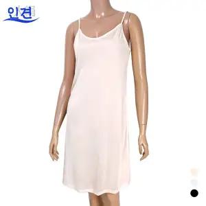 [바풀] SB PR 18618 인견 속치마 끈 원피스 슬립