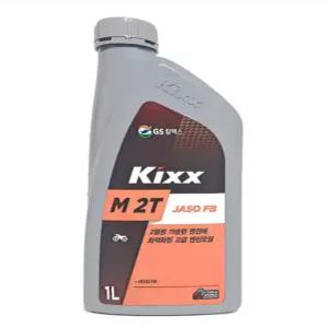 GS칼텍스 2행정 엔진오일 1L 킥스 Kixx M 2T 예초기 오토바이 엔진모터