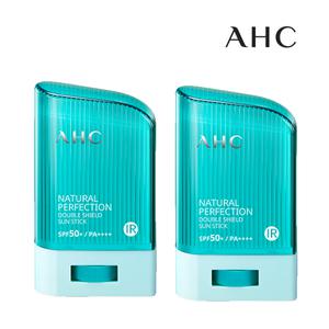 2025년 최신제조 AHC 내추럴 퍼펙션 더블쉴드 선스틱 22g 2개