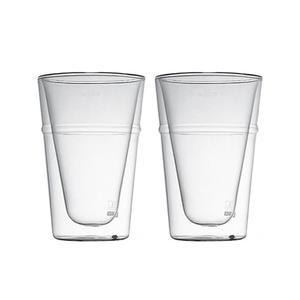 까사무띠 이중유리 필레토 글래스 350ml 2P세트, 1개