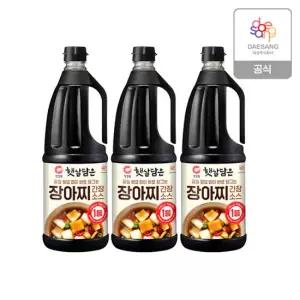 청정원 장아찌 간장소스 1.7L 3병