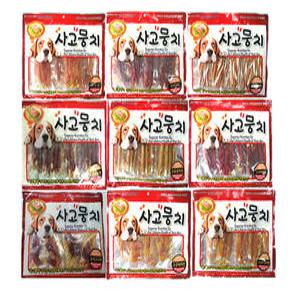 사고뭉치 300g 강아지 간식 모음전 육포 껌 어포
