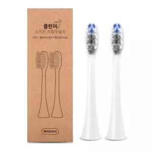 오아 클린이소프트 시리즈 전용 프리미엄 리필 칫솔모 2p 화이트