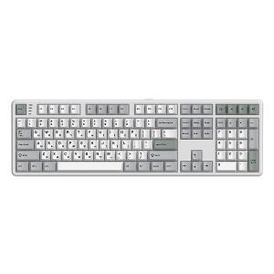 한성컴퓨터 GK798PRO 유무선 기계식 메탈 화이트 (KTT블루 포각)