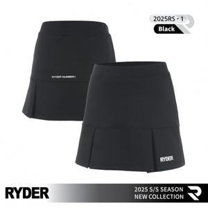라이더 RYDER 2025RS-1 BK 블랙 스커트 치마 배드민턴 탁구 스쿼시 스포츠웨어 2025RS-1 BK