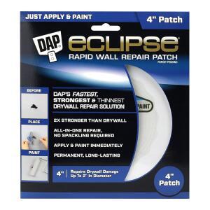DAP 7079809163 수리 이클립스 벽 패치 4인치 투명 흰색