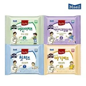[매일유업]매일 상하 유기농 치즈 1-4단계 120매 모음딜