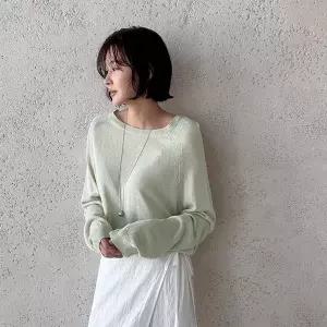 [메이블루]썸머 나그랑 라운드니트