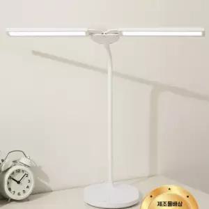 라이트 듀오 듀얼헤드 LED스탠드 책상조명 학생 공부 독서실 업무용 시력보호 취침기능 LIGHT DUO/H5
