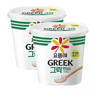 빙그레 요플레 그릭요거트 마일드 무가당 플레인 900g x 2개
