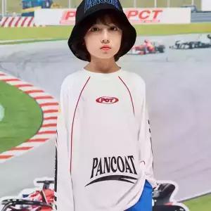 [팬콧키즈] PCT 엠보 메쉬 라글란 롱슬리브(SNOW WHITE)
