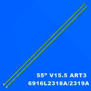 2pcs LED 백라이트 LG 55UH605V 55UH617V 55UH6150 55UF6430 55UF680v 55UH6257 55UF7767 6922L-0159A