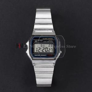 카시오 남성용 클래식 F91W-1 A158W DW5600/5610 HD 투명 긁힘 방지 전체 보호 장치 2Pcs Smartwatch 화면