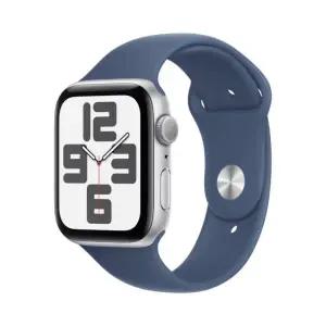 [정품] 애플 워치 SE 2세대 44mm GPS 실버 알루미늄 케이스 스포츠 밴드 M L 데님 (국내 정식 발매 제품) 9