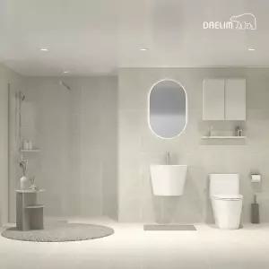 대림바스 오트베이지 디자인장 거실욕실 리모델링