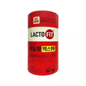 종근당건강 생유산균 락토핏 맥스19 프로바이오틱스 아연 2g x 60포 1통 -DL-