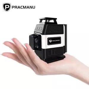 레이저레벨기 전자식 Pracmanu 미니 16 라인 레이저 레벨 4D 셀프 레벨링 360 수평 수직 크로스 그린