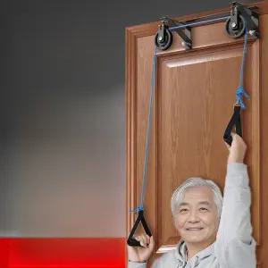 오십견 운동 기구 어깨 어르신 관절 도르래 티바 노인 모델 스트레칭 훈련 회전