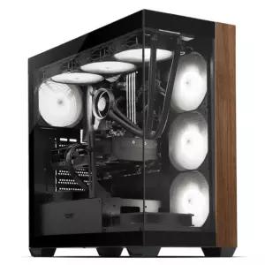 다크플래쉬 어항 케이스 컴퓨터 본체 데스크탑 PC 케이스 DS900 ARGB 블랙 우드