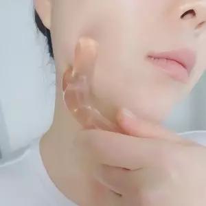 미니 Y 괄사 마사지기 얼굴 턱 림프순환 지압