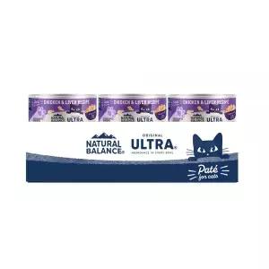 내추럴발란스 고양이 주식캔 오리지날 울트라 닭고기&닭간 레시피 파테 85g X24개입 박스 MNS