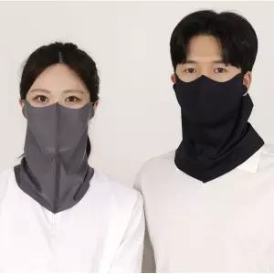 얼굴 햇빛가리개 스포츠 마스크 넥워머 암슬리브 세트 자외선차단 쿨링 골프