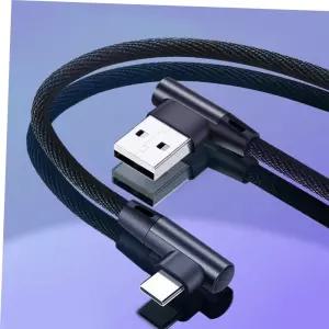 라이트 엥글 USB 3미터 충전 케이블 데이터 전송 케이블 긴 길이 고속 USB선