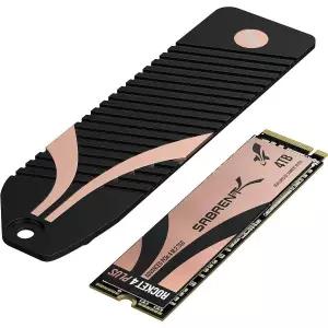 SABRENT 4TB Rocket 4 Plus NVMe 4.0 세대4 PCIe M.2 내부 초고성능 SSD 플러스 PS5 히트싱크 콤보 SB-RKT4
