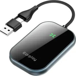 iPhone용 무선 카플레이 어댑터 유선에서 동글로 변환 자동차용 USB/Type-C 플러그 앤 iOS 10 용 이음새