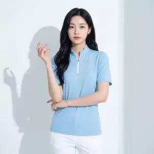 이지바이 투엘라 여성 에브리쿨 냉감 집업 반팔 티셔츠 W7SS07)