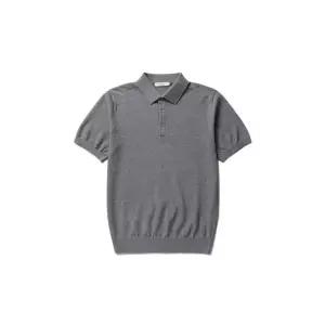OLZEN 남성 솔리드 반팔 카라티 ZOF3ET1303GR