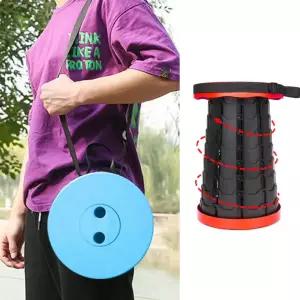 원형 접이식 의자 휴대용 캠핑 야외 등산 낚시 폴딩 체어 높이조절의자 화장대의자 스툴의자 휴대용의자