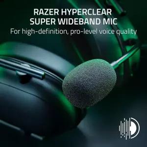 [정품] Razer 블랙Shark V2 하이퍼스피드 무선 게이밍 헤드셋: 280g 경량 - THX 공간 오디오 구부릴 수 있