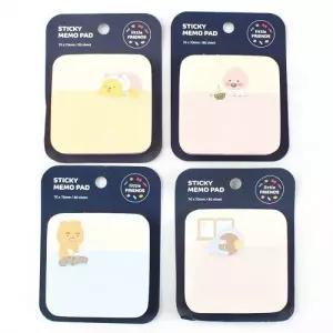630E] 2500 카카오리틀프렌즈 라운드 점착 메모지 (8개세트)