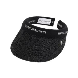 [헬렌 카민스키] SS26 여성 비앙카8 바이저 햇 HAT52204 CHARCOAL BLACK LOGO 123645
