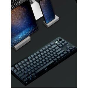 K87 삼모드 가스켓 핫플러그 기계 키보드 키트 HIFI 마작음 87 키 지원 via