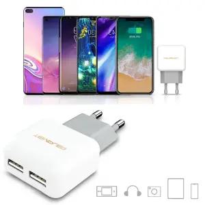핸드폰 2포트 충전기 휴대폰 멀티 2구 usb 어댑터 테블릿 듀얼 2.1A 콘센트형 10W