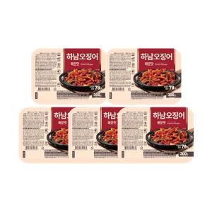 하남오징어 매운맛, 300g, 5개
