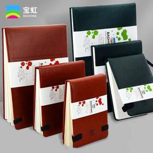 Baohong 100% 코튼 PU 수채화 종이 책, 휴대용 여행 스케치북, 아큐아렐라스 미술 용품, 300g, 24 매