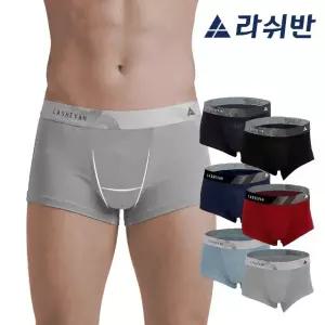 [라쉬반] H분리 나무소재 남성팬티 프리미엄 임팩트 더블듀오 6종