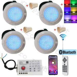 수족관무드등 RGB LED 12W 블루투스 APP 제어 수중 조명 LUZ 램프 야외실내 스포트라이트 DC12V 분수 PISCINA