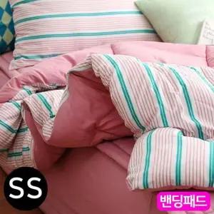 나나 소프트마이크로 밴딩패드 슈퍼싱글 SS 핑크 슈퍼싱글침대매트