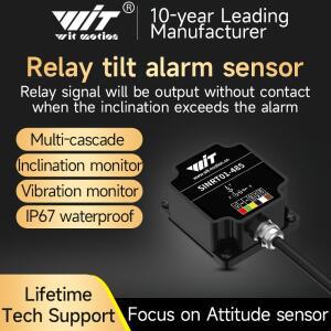 WitMotion SINRT01 IP68 이중축 고정밀005 °  릴레이 출력형 틸트 스위치진동 방지 각도 알람 센서