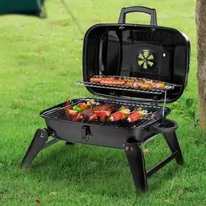 접이식 훈제 바베큐 그릴 BBQ화로 야외오븐 바베큐 BBQ