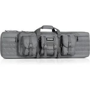 Savior Equipment 아메리칸 클래식 택티컬 더블 롱 건 백 피스톨 운송 케이스 백팩 스트랩