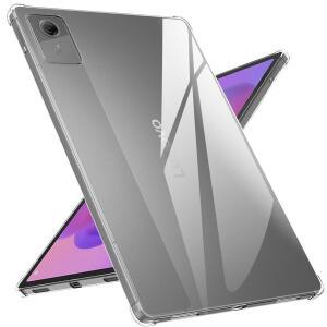 Lenovo 아이디어 탭용 Natbok 케이스 11인치, 고급 에어백 낙하 방지, 유연한 실리콘 TPU 충격 방지 스크래치 안티 옐로우, 슬림 핏 쉘 탭 11인치 태블릿 커버, 클리어