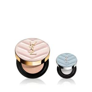 입생로랑 메쉬 핑크 쿠션 세트 +블러 미니